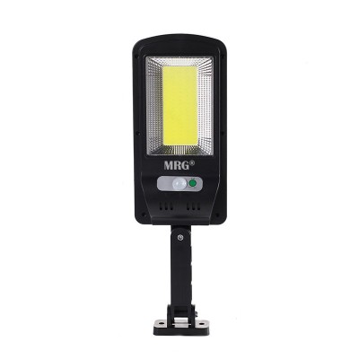 Lampa solara stradala MRG M-6037, Panou solar, 100 LED Cob, Negru C527 foto