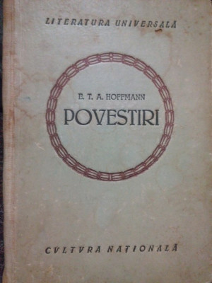 E. T. A. Hoffmann - Povestiri (1923) foto