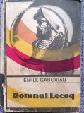 Domnul Lecoq, Emile Gaboriau, Ed Univers 1986, 494 pagini