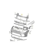Armatura bara Vw Golf 8 11.2019-, parte montare Fata, RapidAuto 95C30731