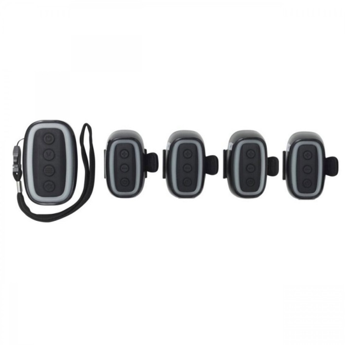 Set Avertizoare Madcat Topcat cu statie 4 1 Rosu Verde Albastru Galben