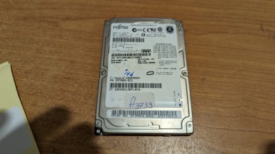 HDD Laptop Fijitsu 80GB Sentinel 99% Sata #A3739 foto