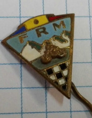 Insigna Federatia Romana de Motociclism, veche foto