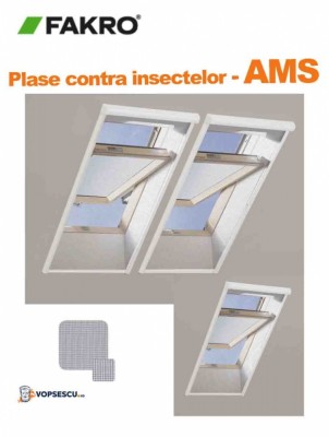Plase contra insectelor, Fakro, model AMS foto