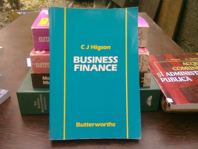 Business finance - C.J. Higson (Finanțarea afacerilor) foto