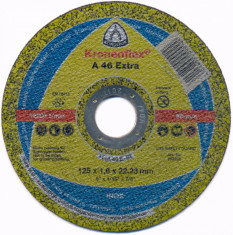 Disc abraziv, Evotools, Klingspor, A46, Extra, D 125 mm, B 1.6 mm foto