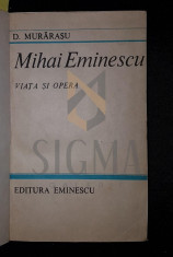 MIHAI EMINESCU VIATA SI OPERA foto