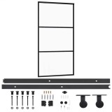 Cumpara ieftin Usa glisanta cu set feronerie, 102x205 cm, sticla ESG/aluminiu