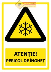 Semne pentru pericol de inghet foto
