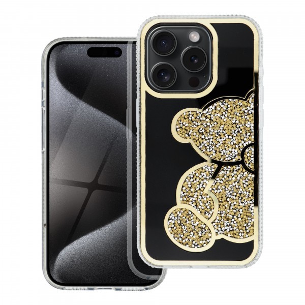 Husa pentru Samsung Galaxy A15 5G A156 / A15 A155, OEM, Teddy Bear, Aurie