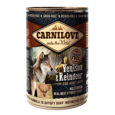 Carnilove Wild Meat Venison &amp;amp;amp; Reindeer 400g foto