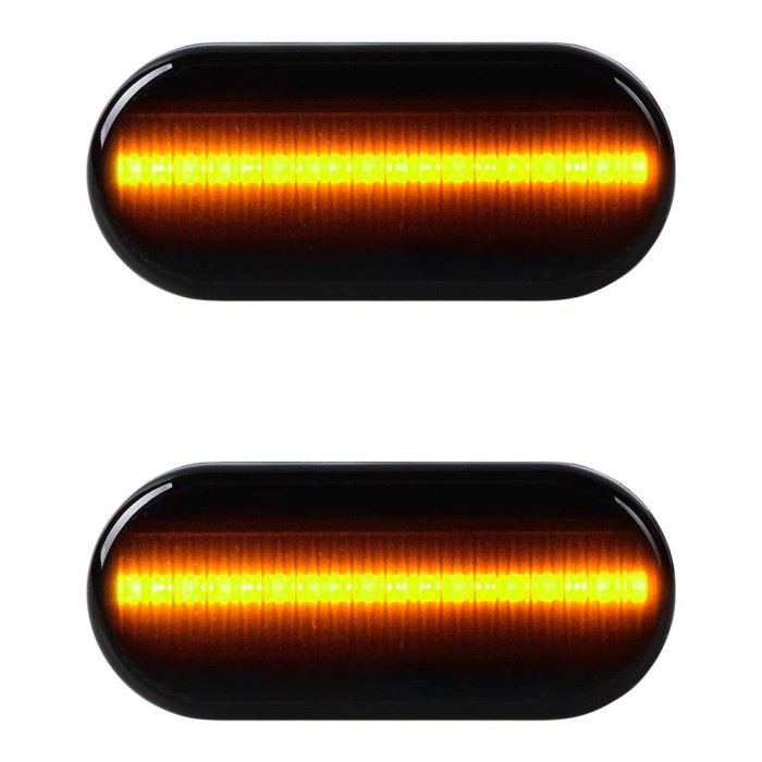 Set 2 lampi semnalizare laterala fumurie SEAT Ibiza, Cordoba, Toledo 1M, Leon 1M
