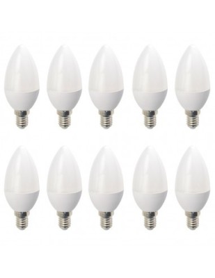 Set 10 Becuri LED Drimus E14 6W lumina rece DL 6062 foto
