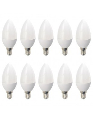 Set 10 Becuri LED Drimus E14 6W lumina rece DL 6062 foto