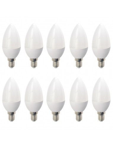 Set 10 Becuri LED Drimus E14 6W lumina rece DL 6062