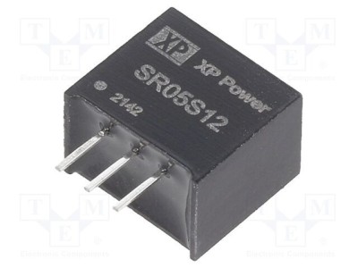 Convertor DC/DC XP POWER 15-34VDC la 12VDC 500mA SIP3 foto