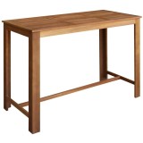 Cumpara ieftin Masa de bar, lemn masiv de acacia, 150 x 70 x 105 cm