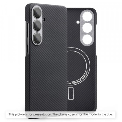Husa MagSafe pentru Google Pixel 9 Pro XL, Techsuit, Aramid Fiber, Neagra foto