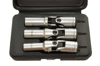 Gl&amp;uuml;hkerzenschl&amp;uuml;ssel, Gelenk 3/8 Zoll, 8 10 12 mm, Werkzeug mit Box foto