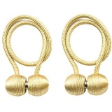 Cumpara ieftin Set pentru prindere perdele si draperii cu 2 magneti decorativi tip snur , accesorii elegante pentru decor interior