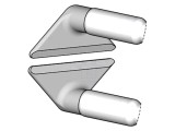 V&acirc;rf 12mm lamă plată JBC TOOLS - 2 bucăți