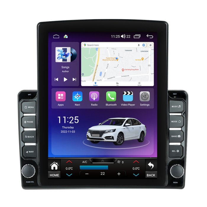 Navigatie dedicata cu Android Opel Corsa C 2000 - 2006, 4GB RAM, Radio GPS Dual