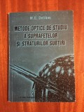 M. G. Delibas - Metode optice de studiu a suprafetelor si straturilor subtiri