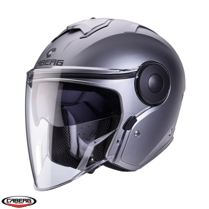 Casca open face pentru scuter - motocicleta (jet) Caberg model Soho SV 91 gun metal (titanium) mat Gun metal (titanium) mat XL (61/62cm)