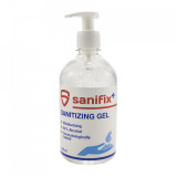 SANIFIX+ Gel dezinfectant pentru m&acirc;ini, cu dozator, 500 ml, Oem