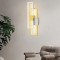 Aplica LED 30W, 2 dreptunghiuri auriu + alb, lumina neutra