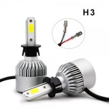 Set 2 becuri auto S2 H3, 72W, 16000 lumeni pe set, Universal