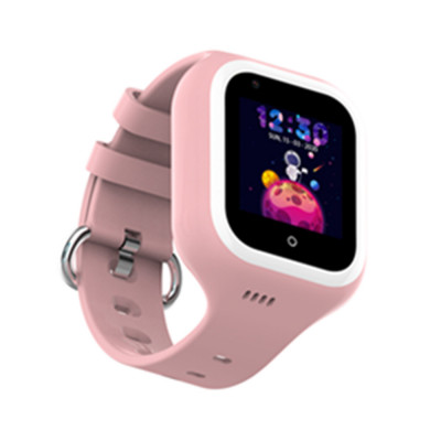 Ceas Smartwatch Pentru Copii, Wonlex KT21, Roz, SIM card, 4G, Apel video foto