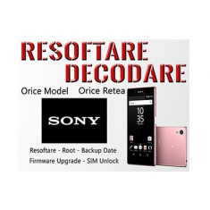 Decodare Reparatii Software Smartphone Sony Xperia