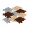 Covoras ortopedic senzorial puzzle Set Roots