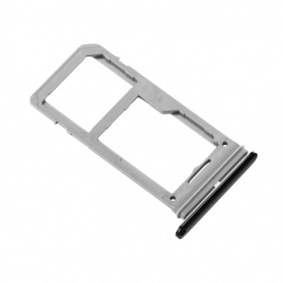 Suport SIM - Card Samsung Galaxy S8+ G955 / S8 G950, Negru foto