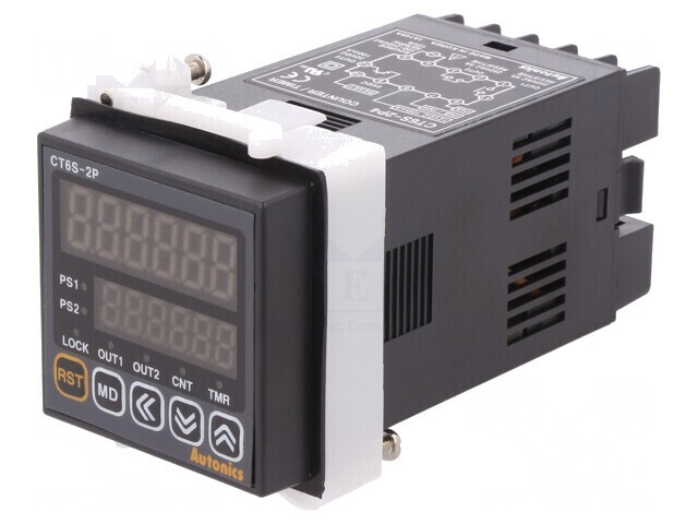 Contor Electronic LED Dual Timp și Impulsuri SPST