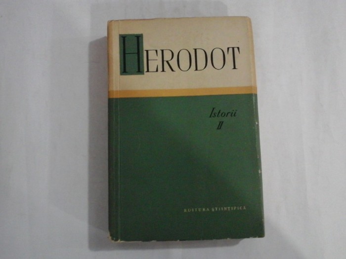HERODOT - ISTORII- VOLUMUL 2