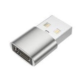 Cumpara ieftin Adaptor mini USB tip C la USB, viteza rapida de transfer - Gri