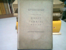 DREPT CAMBIAL ROMAN - MIHAIL PASCANU foto