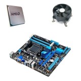 Kit Placa de Baza Asus M5A78L-M/USB3, AMD Quad Core FX-4300, Cooler