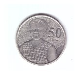 Moneda Ghana 50 pesewas 2020, stare foarte buna, curata