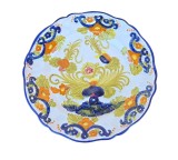 FARFURIE DIN CERAMICA VINTAGE, LUCRATA ȘI DECORATA MANUAL, ORVIETO ITALIA