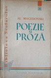 Poezie si Proza - Alexandru Macedonski - Editura Tineretului 1960 - Biblioteca Scolarului - Carte Beletristica Poezie
