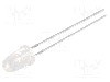 Dioda LED, 5mm, albastru, 6000...10000mcd, 20mA, 2,8...3,6V DC, BRIGHTEK (EUROPE) - N0B63L21