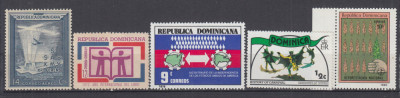 REPUBLICA DOMINICANA 1972/1976/1989 LOT TIMBRE STARE MNH foto