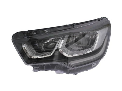 Far Citroen C4 (B7), 04.2014-; Ds4, 07.2014-, fata, Stanga, cu LED daytime running light; H7+H7; electric; cu motor; cu becuri; foto
