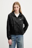 Tommy Jeans geacă culoarea negru, de tranziție, oversize, DW0DW20952