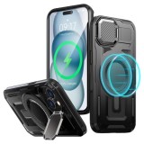 Husa pentru iPhone 15 - Techsuit CamVault MagSafe - Black