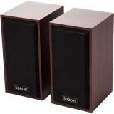 Boxe 2.0 Spacer SPSK-201-WD control volum pe fir, alimentare USB