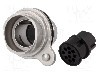 Conector circular, mama, 10 pini, BULGIN - PXM7012/10S/CR